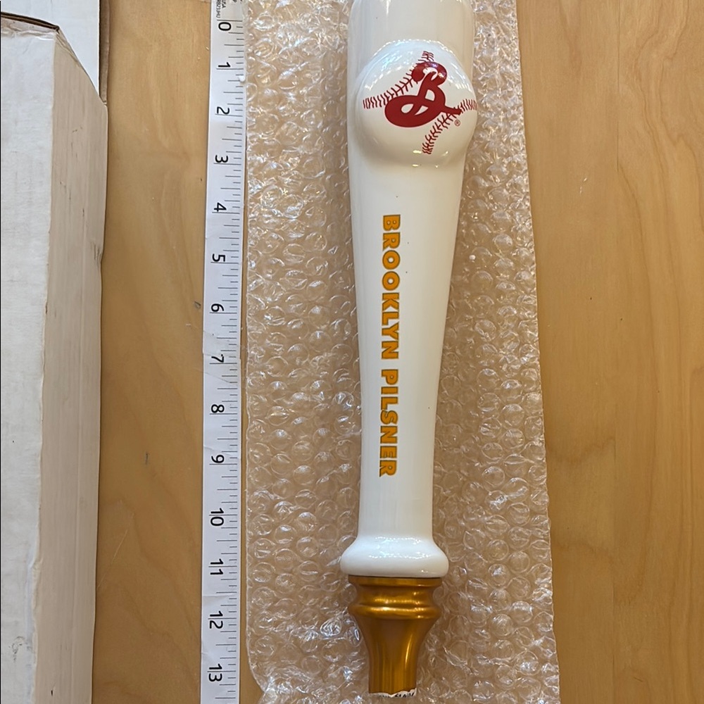 Brooklyn Pilsner Baseball Tap Handle